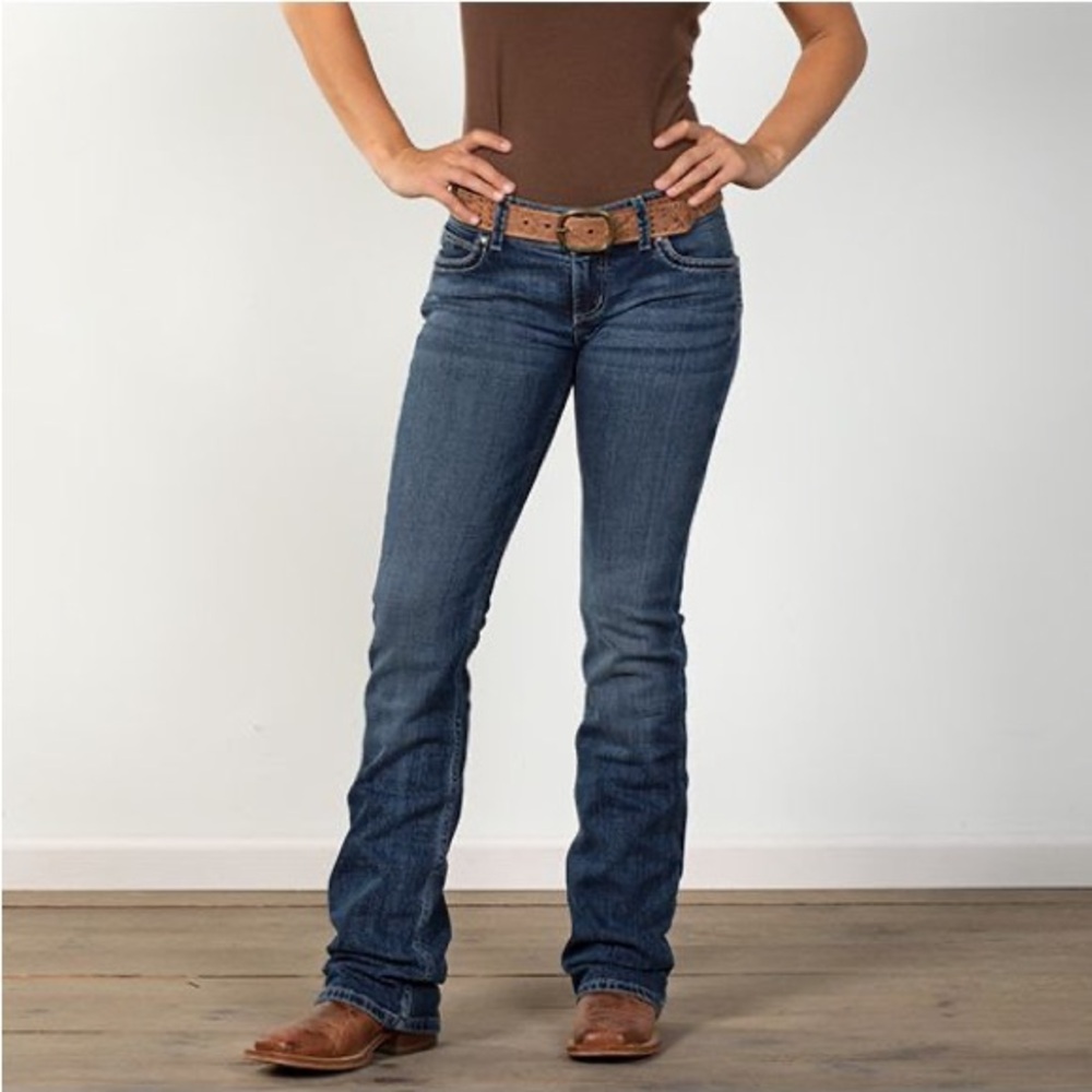 NWOT Wrangler Women’s Retro Sadie Low Rise Bootcut Jeans, Dark Wash, 9/10x34